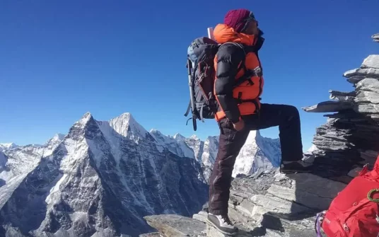 Luxury island peak climbing with heli return