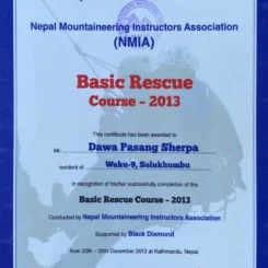 basic rescue certificate