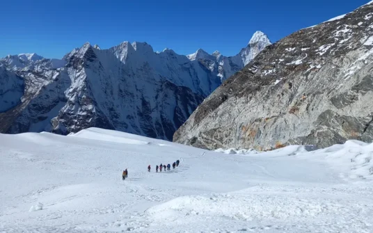 Luxury island peak climbing with heli return