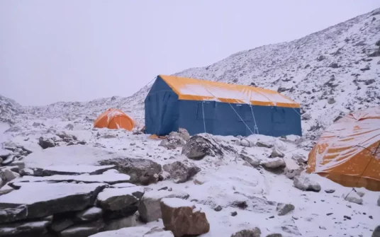 Luxury island peak climbing with heli return