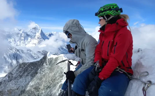Luxury island peak climbing with heli return
