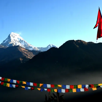 Khopra Danda Trek mountain view Nepal