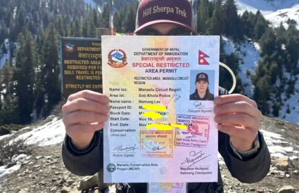 Restricted Areas solo trekking is open