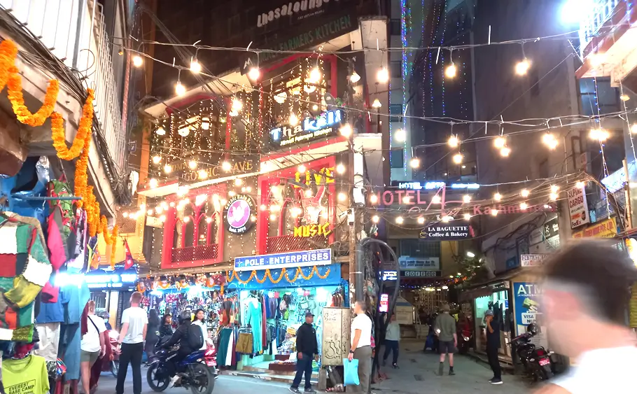 tourist center of Kathmandu