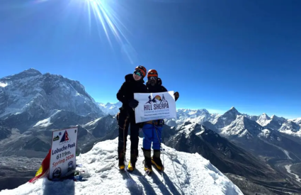 First youngest climber from Singapore summited Lobuche Peak