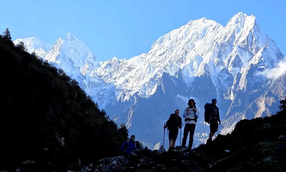 Successful Larke Pass crossing during the Manaslu Circuit Trek