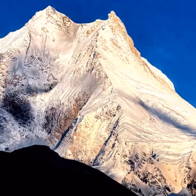 Mountain scenery on the Manaslu and Annapurna Circuit Trek in Nepal